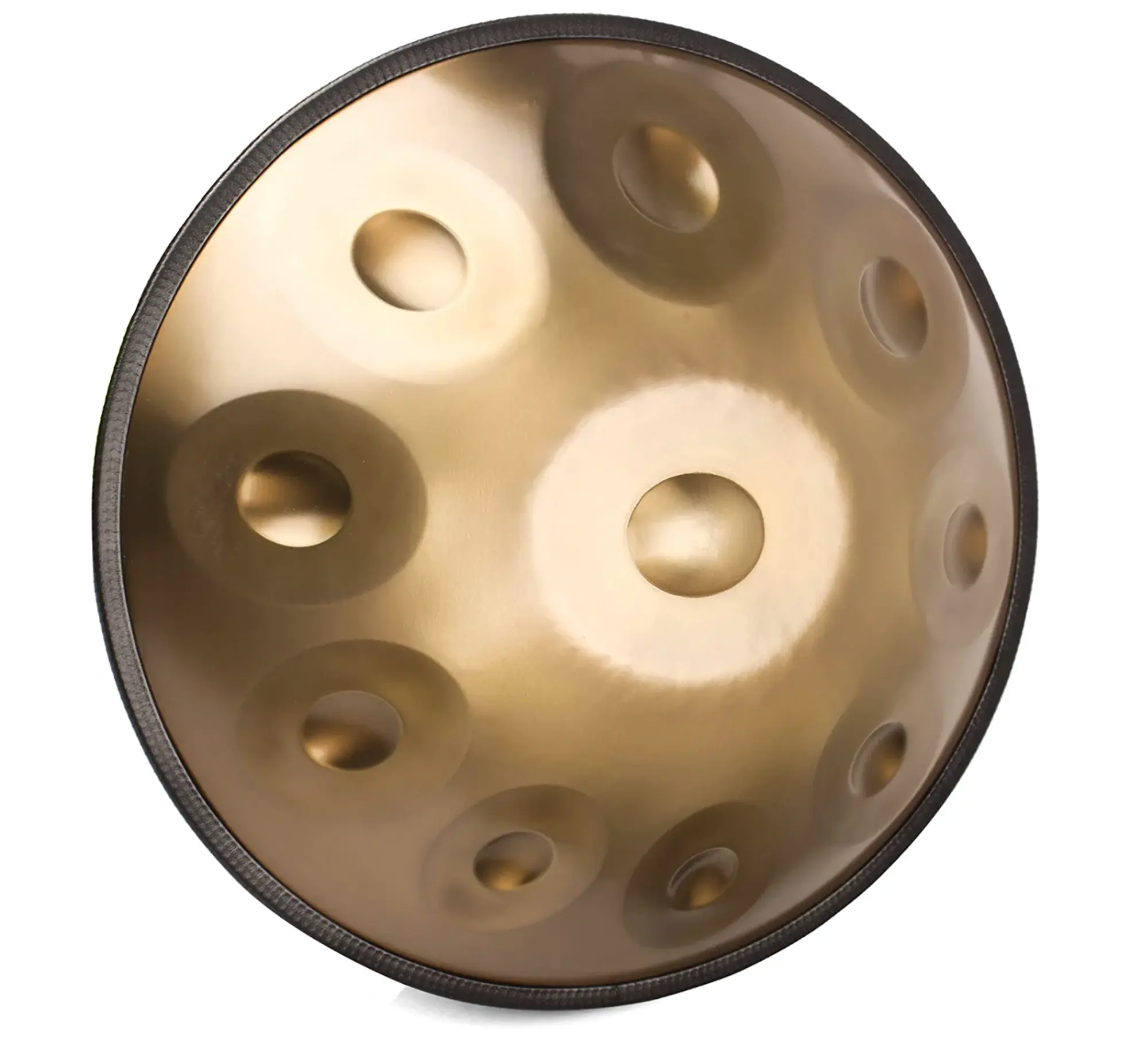 Handpan Drum Instrument 9 Notes 22 inches D Minor 440 Hz Percussion Instrument with Bag, Stand, Mallet, Cleaning Cloth