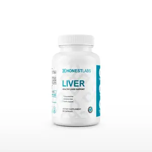 Honest Labs Liver Support Supplement - 60 Capsules for Healthy Liver Function & Daily Wellness - Advanced Formula for Detoxification & Antioxidant Defense - Healthcare