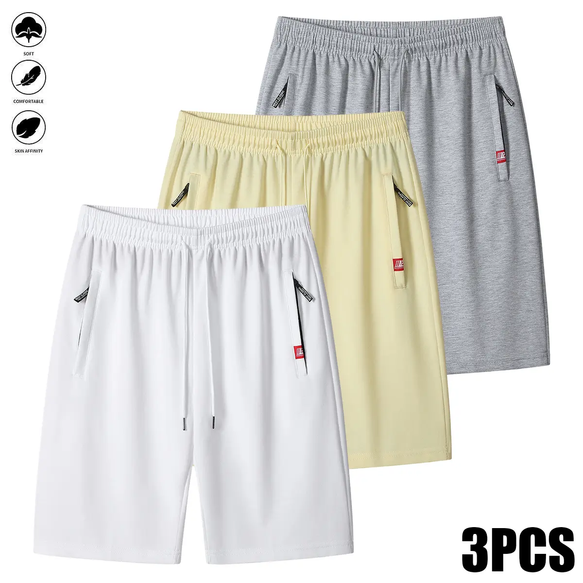White + Khaki + Light Gray