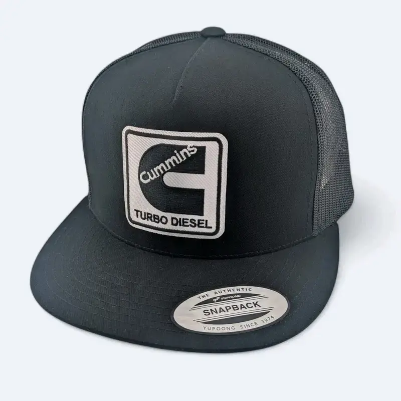 Cummins Embroidered Patch on Trucker Hat Retro Snapback Baseball Cap Adjustable Mesh Hat Unisex Streetwear Gift