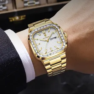 Luxury Business Men's Wristwatch Waterproof Stainless Steel Luminous Man Watch.