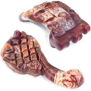 Toys for Aggressive Chewers:2 Pack Indestructible   for Large Breed- Tough Nylon    to Keep Them Busy