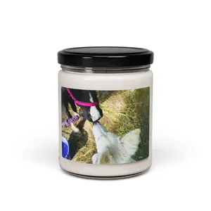 Personalized Pet Photo Candle, Cozy Home Decor, Gift for Dog Lovers, Relaxation, 9 oz. Scented Soy Candle, Birthday, Pet Memorial