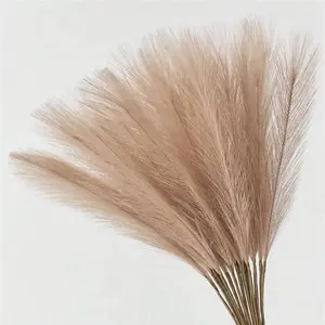 5pcs Artificial Grass Decorations, Artificial Pampas Grass, High-Quality Faux Turf for Home Wedding Centerpieces, Perfect for Party & Event Settings