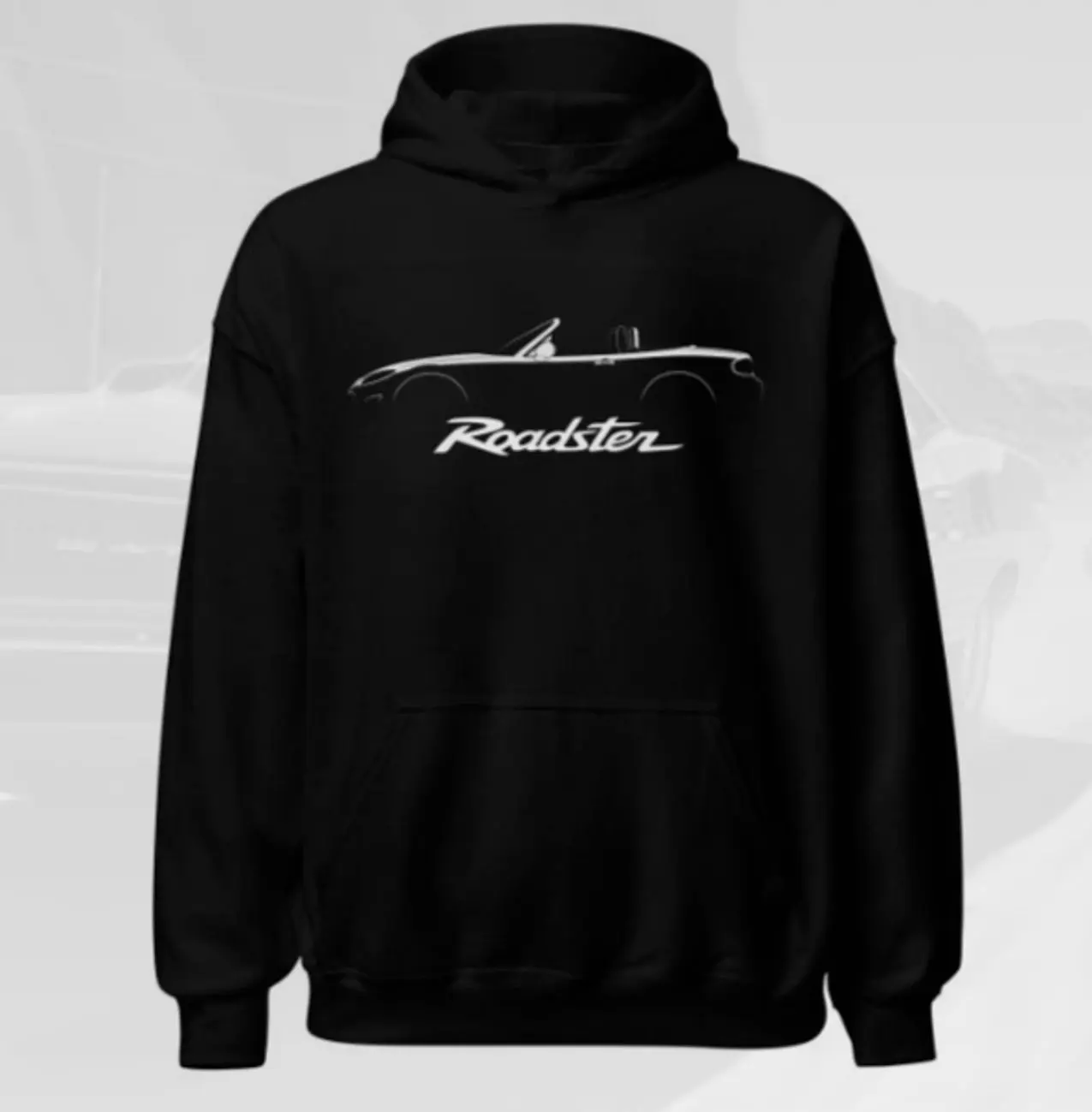 2006-2015 MX-5 Miata NC Silhouette Hoodie | Lightweight Roadster Pullover Gifts for Car Enthusiasts T Shirt