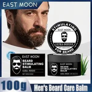 Men's Beard Balm Facial Hair Care Beard Growth Wax Thickening Moisturizing Nourishing Professional Beard Softening Cream