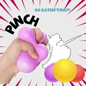 Squishy Stress Ball – Premium Stress Relief & Hand Therapy Toy (1.6 Inch, 12-72 Pcs)