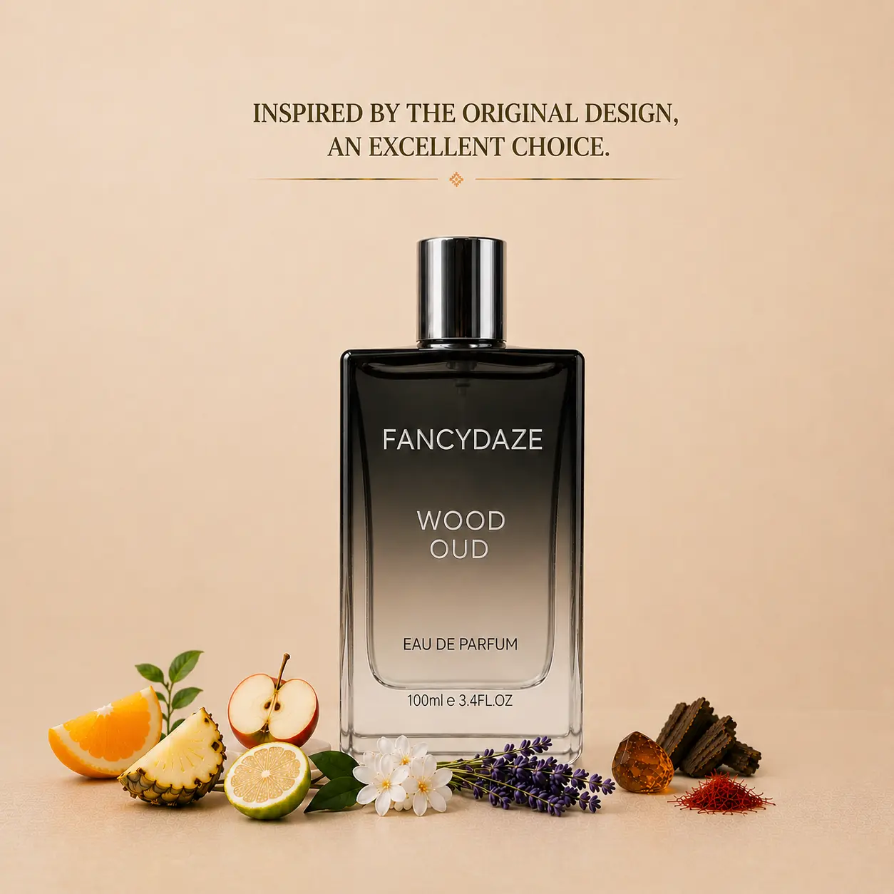 FANCYDAZE  Men's Cologne | Perfume for women- All Times of Day, Vibrant Summer Vibes, Luxury-Inspired, Long-Lasting, Smelling Good,Fragrance,Gift- Contains Neither Floral Jasmine, Fresh Bergamot, Bright Citrus, Warm Amber Woods - 50ml/1.7oz & 100ml/3.4oz