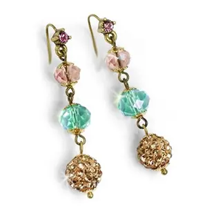 Long Slinky Bead Earrings E1188