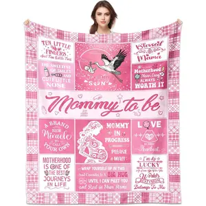 Pregnancy Gift Blanket for 1st Time Moms, Mom-to-Be Presents Including Pregnancy Stuff for Mothers Day, Christmas