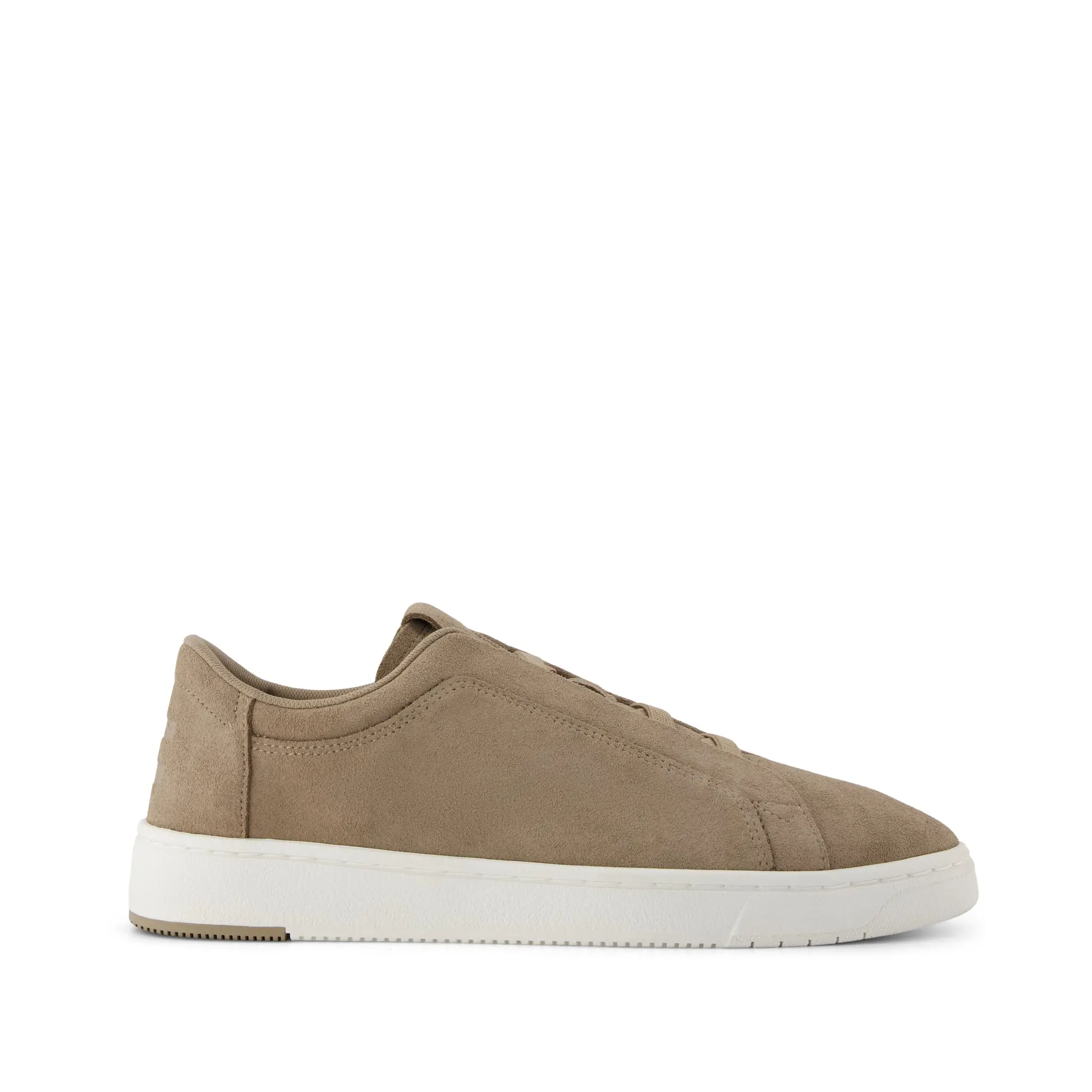 Mens TRVL Lite Miles Lace-Up Sneaker Water Resistant Dune Suede