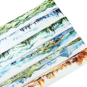 6Pcs Nature Theme Washi Tapes, Pre-Cut Stickers for Journaling, Scrapbook Supplies, and Junk Journal Ephemera, with Decorative Clip(Winter Coming) - Home Improvement.