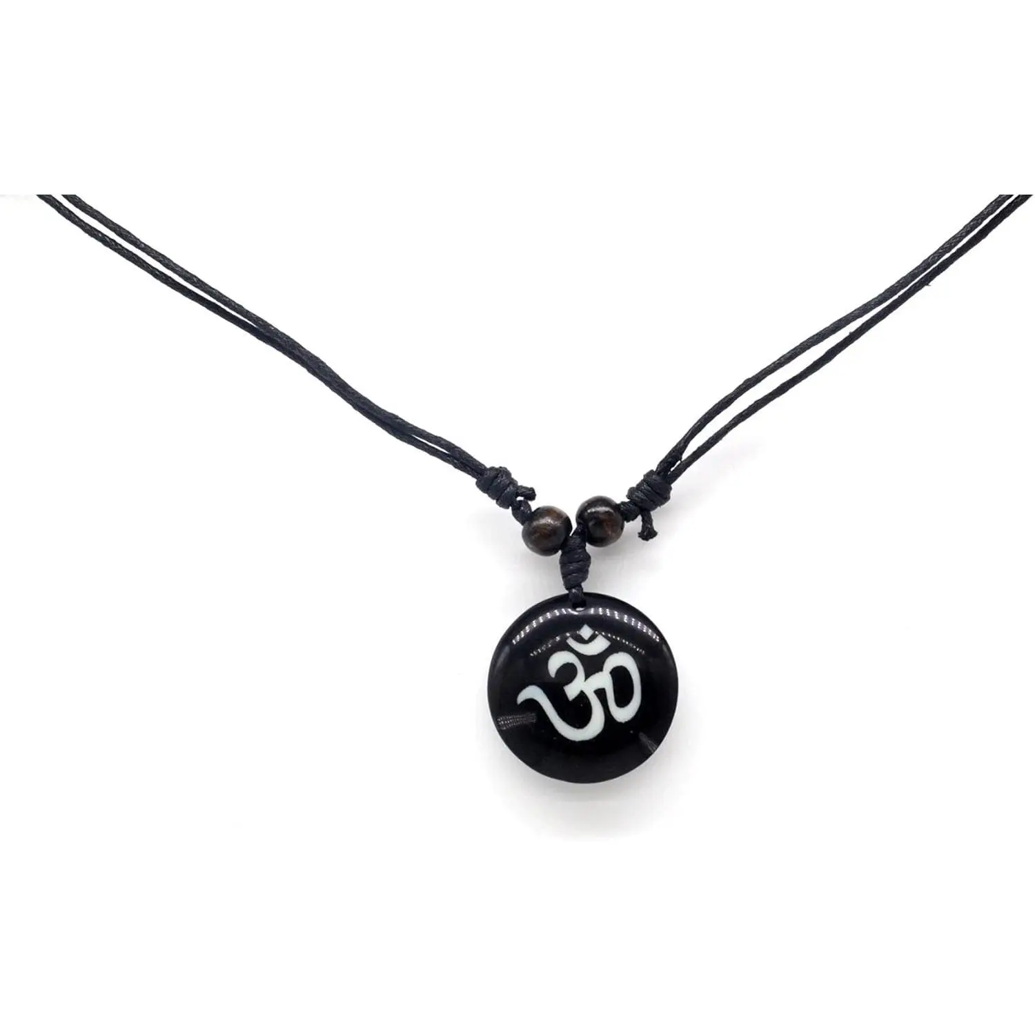 Indian Om Yoga Pendant Necklace for Men and Women