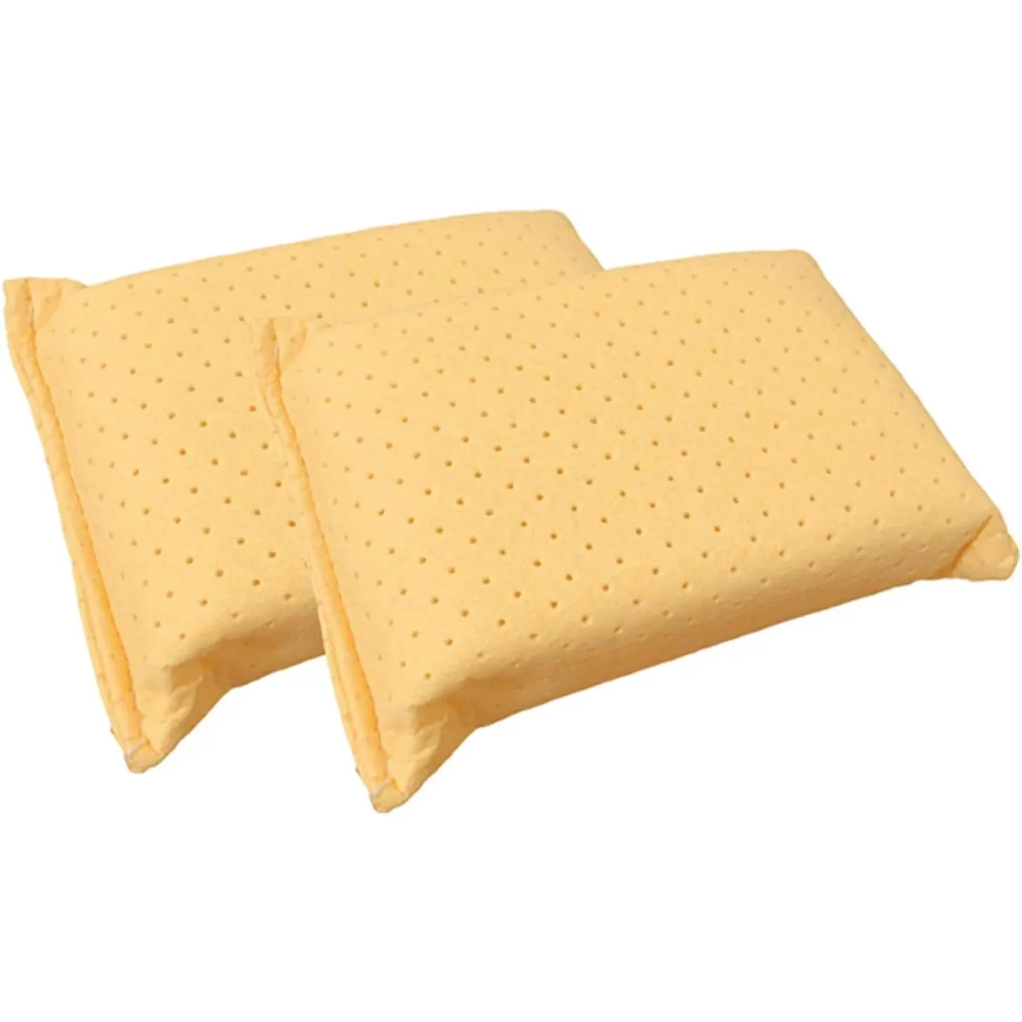 Windshield Cleaner Chamois, 2 Pack, Window Glass Defogger Sponge, Yellow