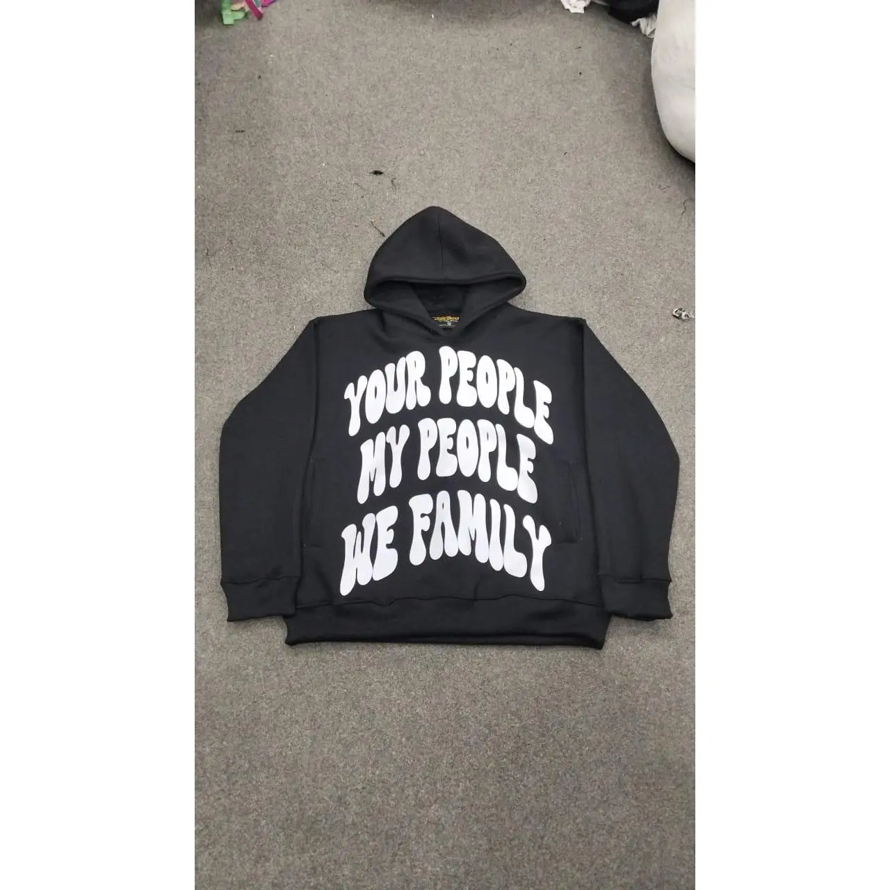 Slightly oversized Bubble Design Hoodie (various colors)
