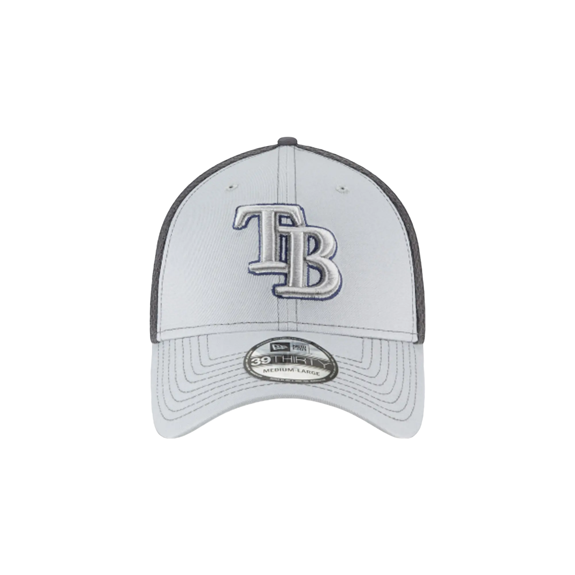 39THIRTY Tampa Bay Rays Neo Flex Fit Hat "Grey" NE663