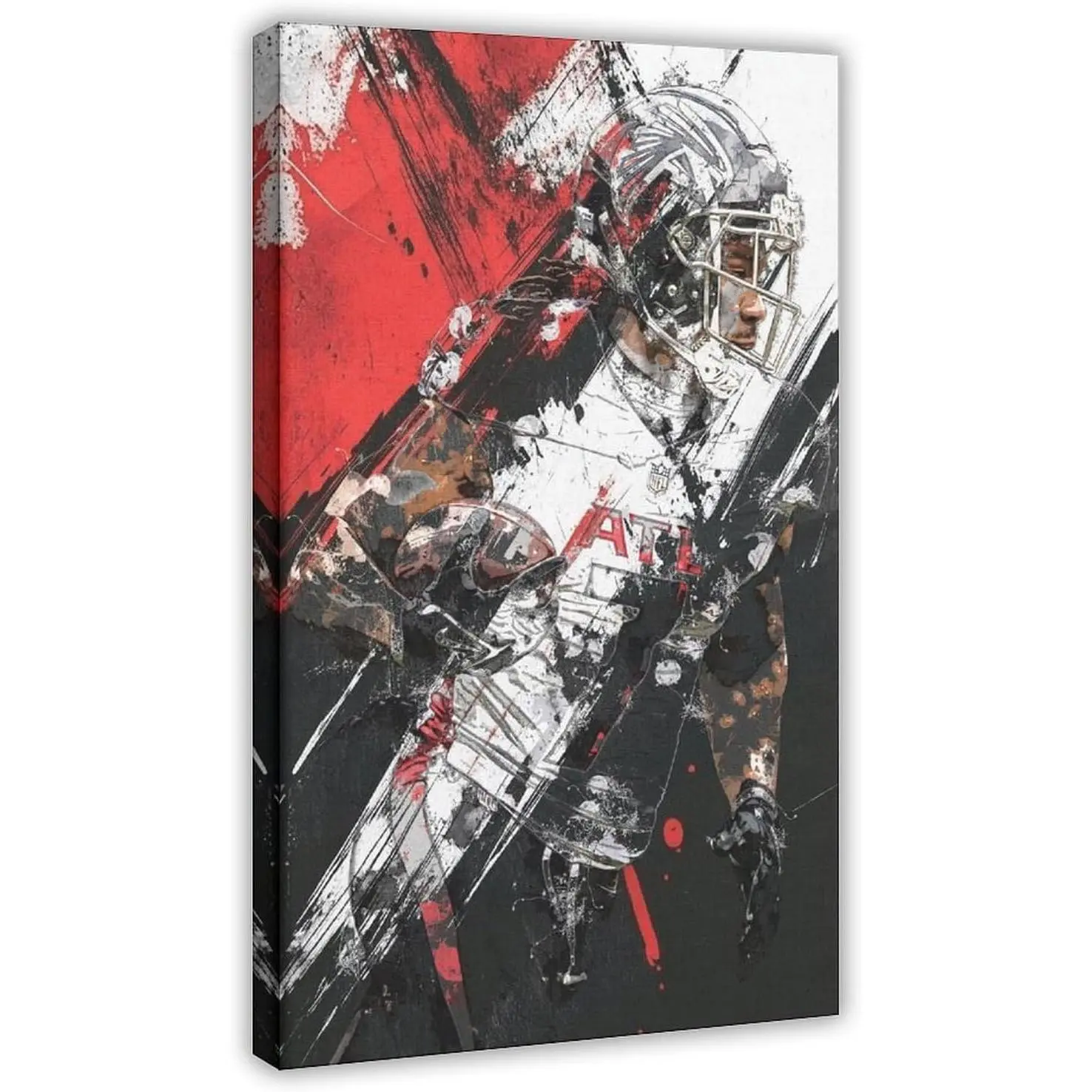 Bijan Robinson Sports Posters Canvas Poster Wall Art Decor Print Picture Paintings for Living Room Bedroom Decoration