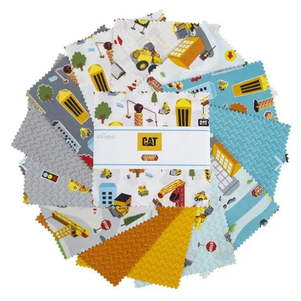 Caterpillar Fabric 5" Stackers from Riley Blake Designs