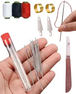 Hosenwelt 34 count Sewing Tool Kit, Hosenwelt Sewing Kit Portable Hand-Sewing with Steel , Seam Ripper, Threads and Threads, Sewing Work Kit for Beginners, Sewing  Kit2