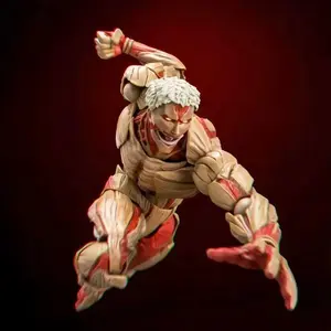 （Free shipping）Hot Kaiyodo Armored Titan Movable Model Toys Revoltech Amazing Yamaguchi Yoroi No Kyojin Attack On Titan Anime Figures Toy Gifts