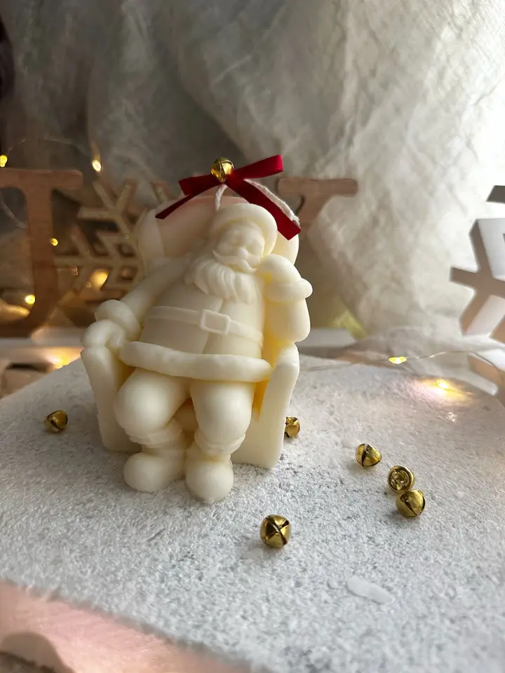 Santa Claus Candle - Festive Home Decor Candle for Holiday Home Supplies