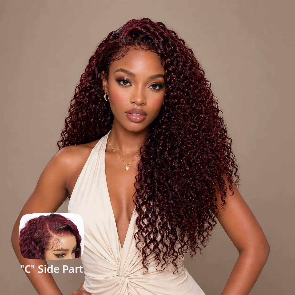 [New] AliPearl Hair Glueless 200%Density Side Part Style Vantage Cherry Red Deep Wave Wig 13x4 Lace Frontal Wigs Pre Cut Lace Ready To Go Colored Wig Human Hair