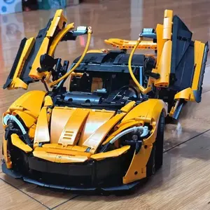 3893Pcs Technical Building Blocks 1:8 Compatible 42172 McLaren P1 Moc Bricks Model STEM Building Blocks for Adults Sports Car Toys for Boy Christma Gifts