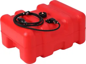 Marine Tank, 3 Gallon Marine Portable Tank Outboard Marine Boat Transfer Tank With Line, I-Shaped Handle, Easy to Carry