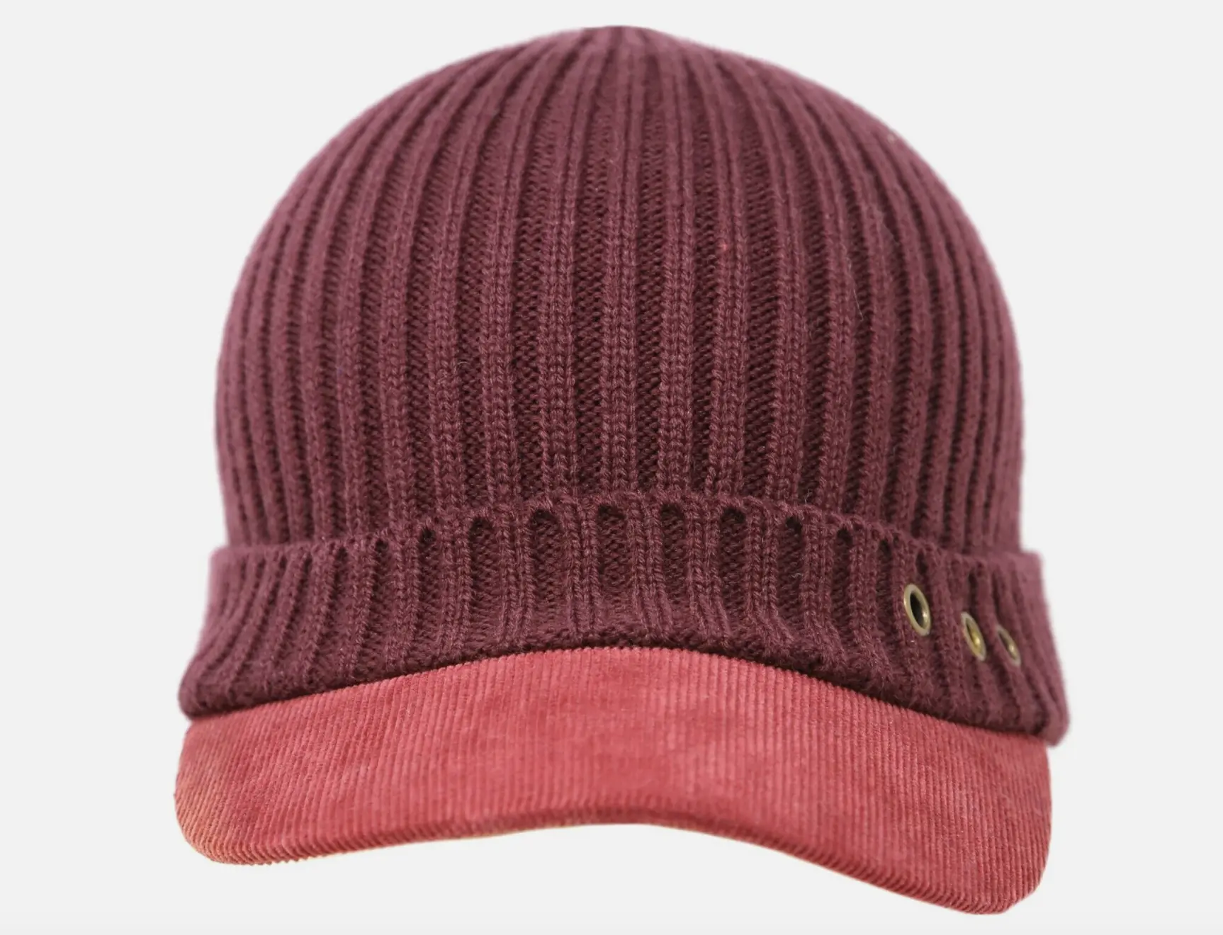 Winter Visor Beanie Knit Warm Cap