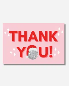 Disco Christmas Insert Card