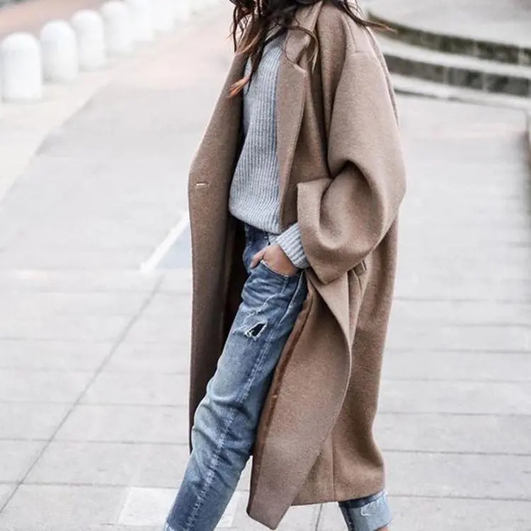 Women's Long Wool Coat