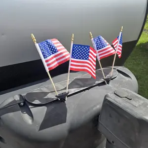 Ergonomic Knobs for Camper Propane Tank Cover With Intergraded Flag Holder - M5 threads -  (2-Pack)
