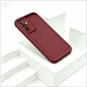 Matte Solid Color Shockproof Cellphone Case For Samsung Galaxy A14 A16 A17 A34 A54 A56 - Durable Protective Cover