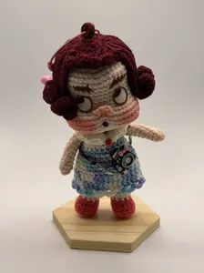 Handmade Crochet Doll - Cute for Home Decor.