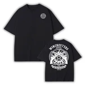 Supernatur4l Winchest3r Hunting Inc. Shirt – Family Doesn’t End with Blood, Saving People, Hunting Things, Gift For Men, Full Sizes Cotton Menswear