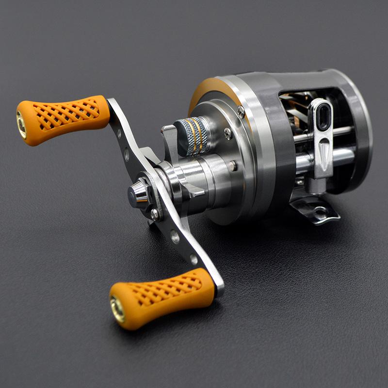 JH/DX/AKS/JKS BFS Ultralight Baitcasting Reel High-Speed 7.0:1 Gear Ratio Magnetic Brake for Trout Bass Compact Durable Fishing Rod Equipment Loudest Ding circle fishing