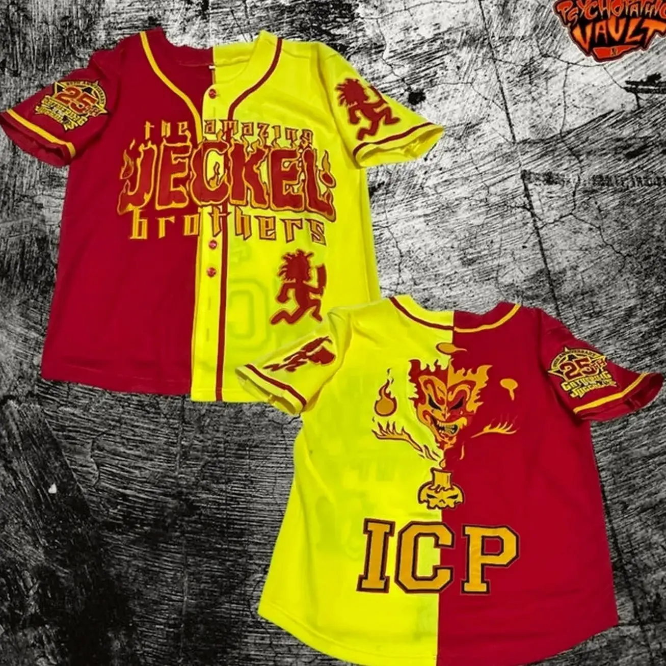 ICP Jeckel Brothers Split Color Baseball Jersey – Underground Hip Hop Streetwear