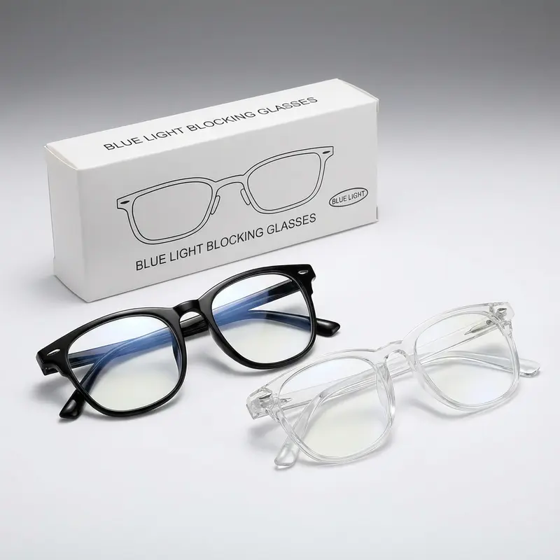 1/2 Pack Blue Light Blocking Reading Glasses for Women Men Fashion Computer Gaming TV Eyeglasses Office Work Party Daily Glasses, Birthday Gifts