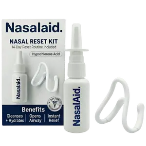 NasalAid 14-Day Reset Kit | Reusable Nasal Stent & Hypochlorous Cleansing Spray | Breathe Instantly
