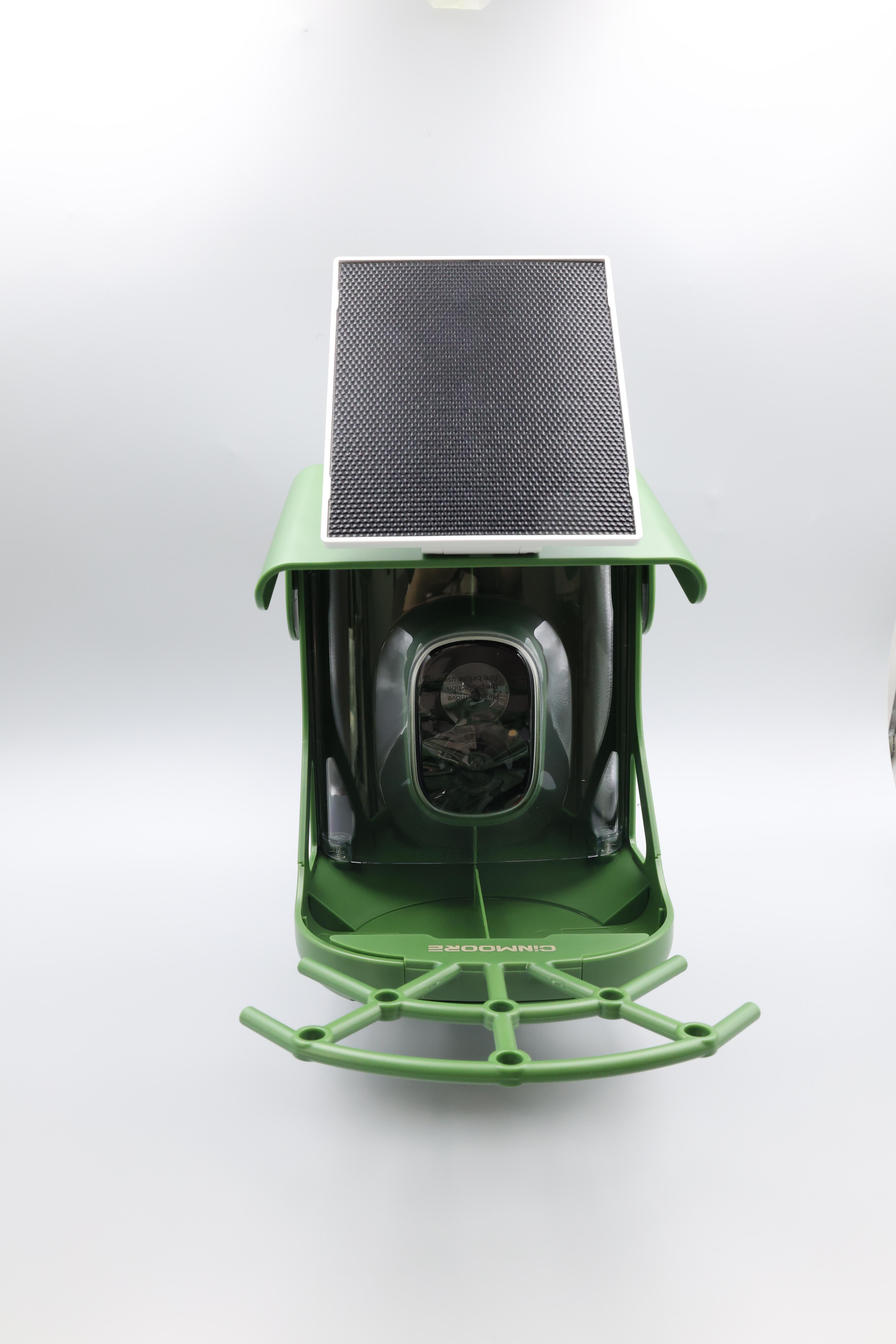 No-Monthly-Fees Solar Bird Feeder w/ 4MP Camera, Free AI Birds Species Identification, 2.5K Smart Bird House with Camera, Live View & Playback, Instant Arrival Alerts, Ideal for Birdlovers