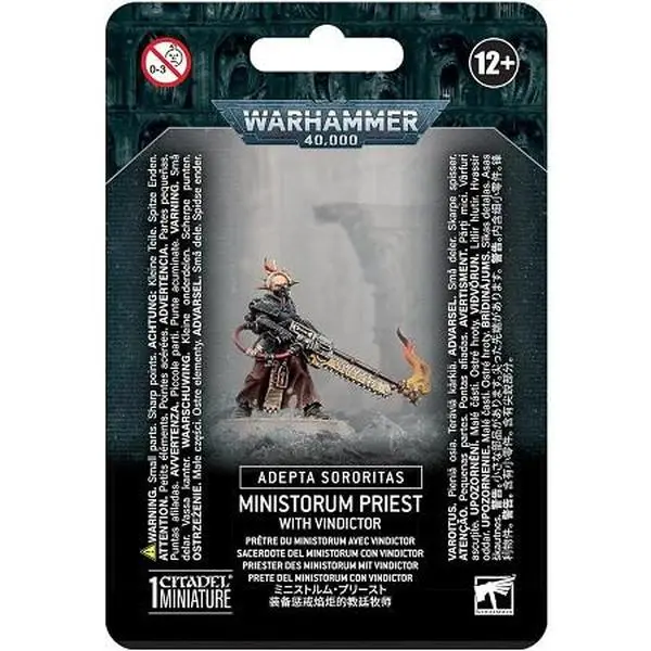 Warhammer 40K: Adepta Sororitas - Ministorum Priest with Vindicator