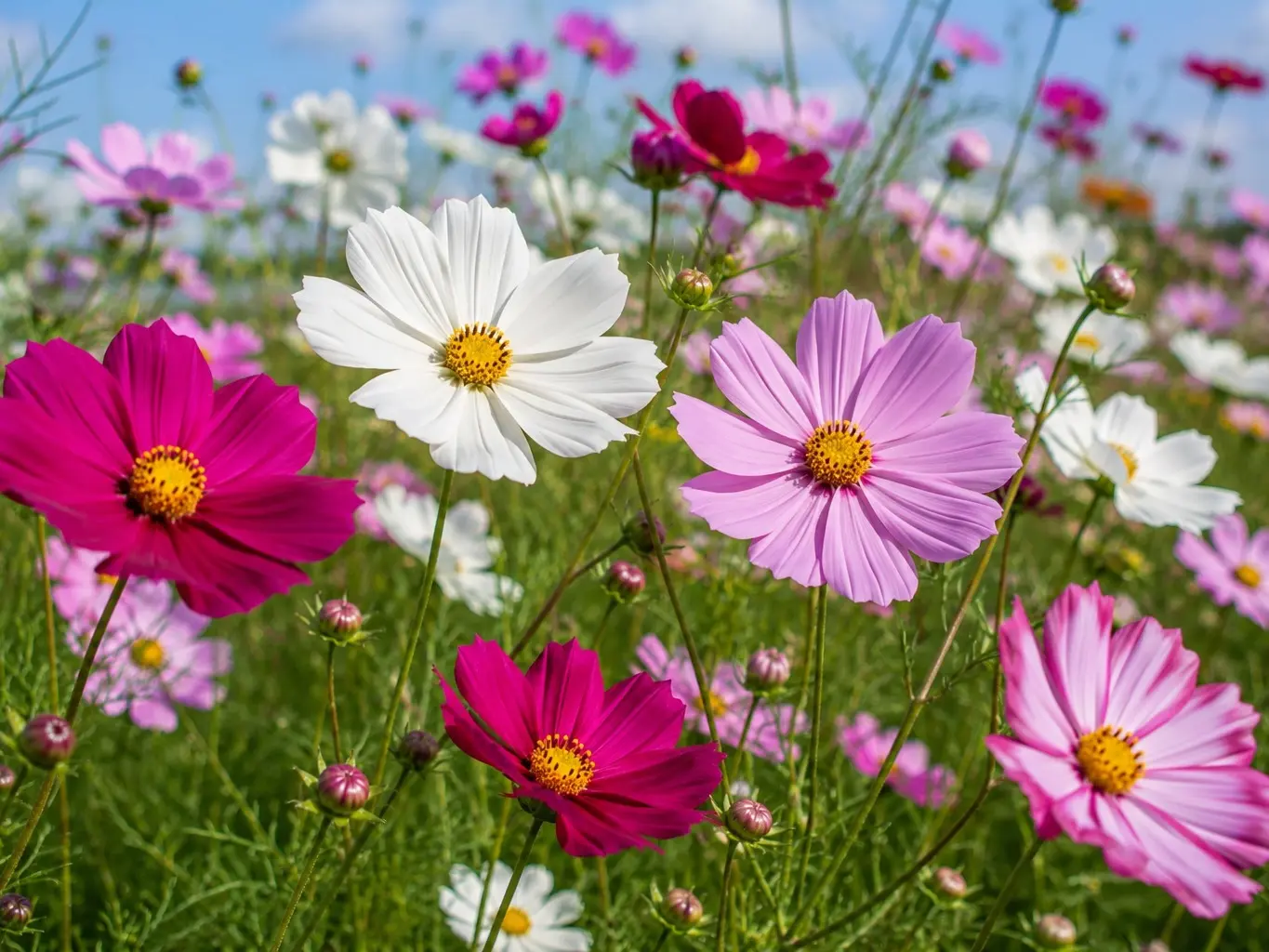 Crazy Cosmos Flower Mix 350+ seeds