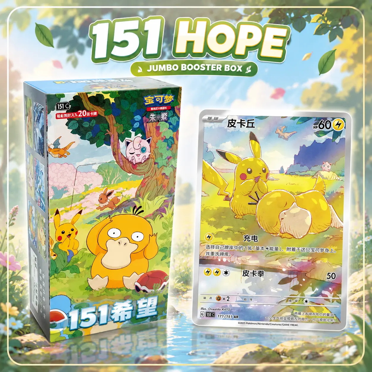 Pokemon 151 Hope Jumbo Booster Pack/Box