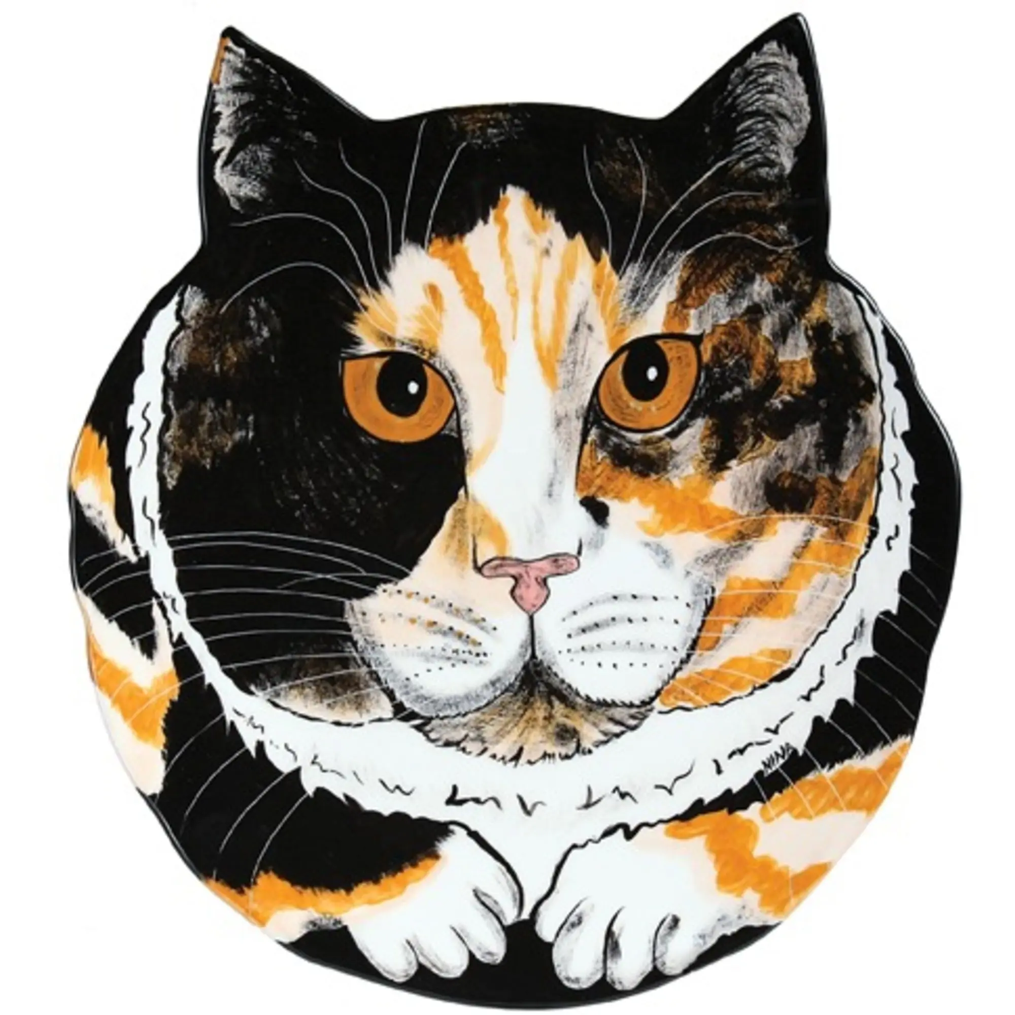Sydney Calico - 10.75" Cat Plate