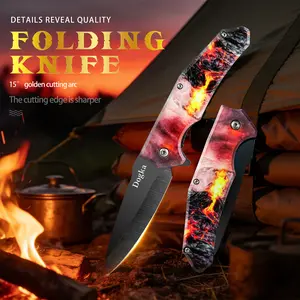 Dogka Folding Pocket Knife - Sharp Blade Foldable Design for Outdoor Camping & Daily Use Kitchen