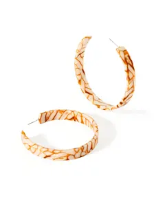 LINNY CO Ashley Mega Hoop Earrings - Desert Sand