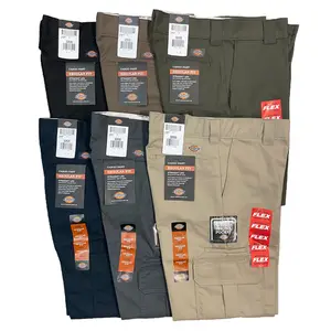 Dickies Men's WP595 Flex Regular Fit Cargo Pants Straight Leg Work Pants