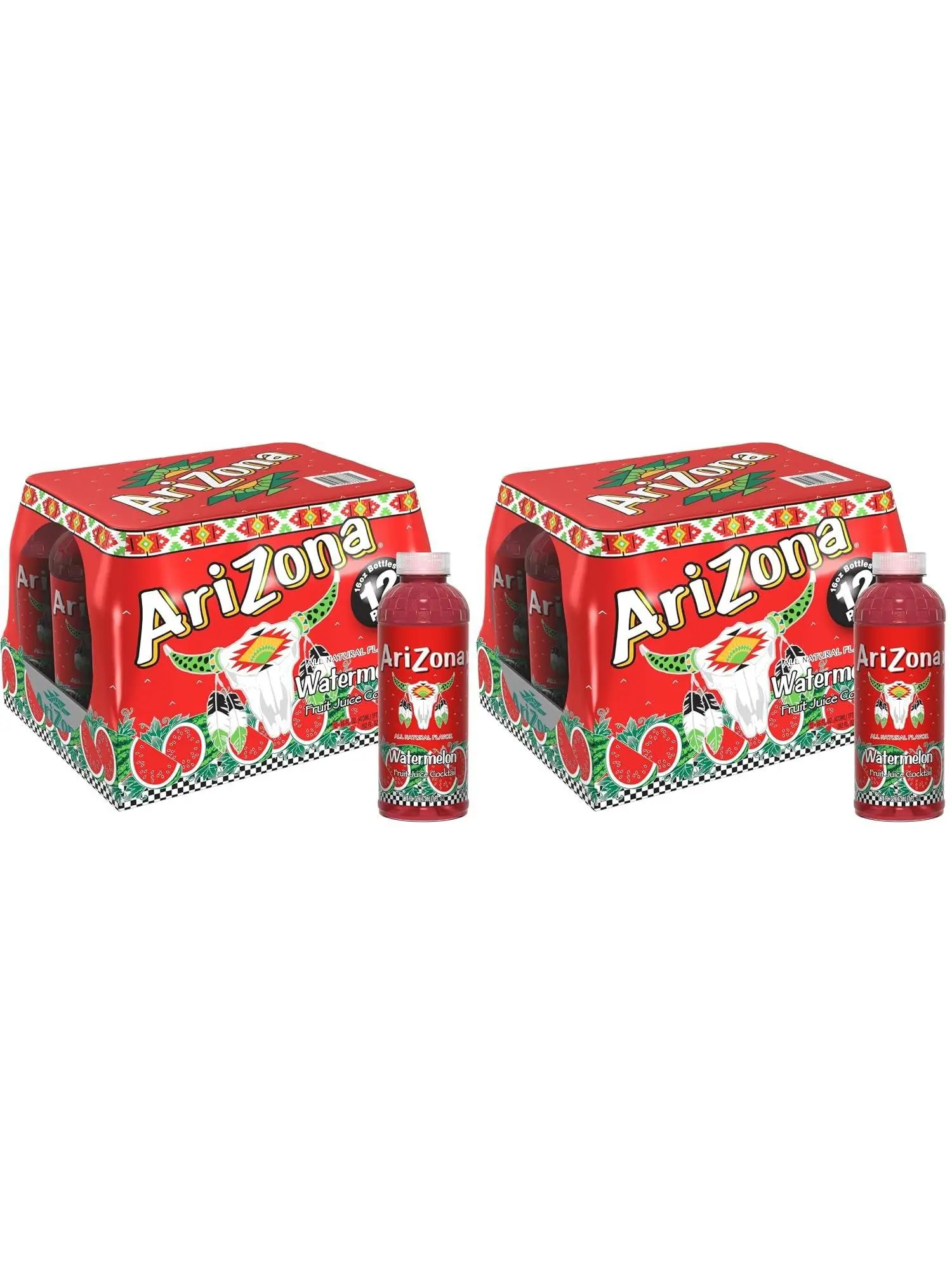 AriZona Fruit Punch | Fruit Juice Cocktail | 16 Fl Oz (12 Pack)