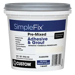 Building Products TAGAQT QT- Alabaster- Pre-Mixed Adhesive & Grout