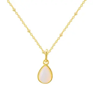 EVRY JEWELS Gold or Silver Plated Women's Stella Necklace